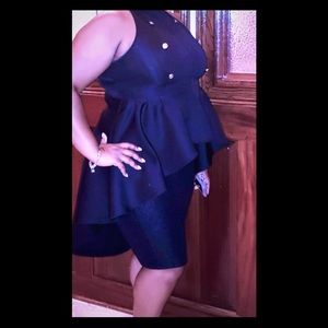 ✨PRICE DROP✨ Peplum sleeveless blouse.